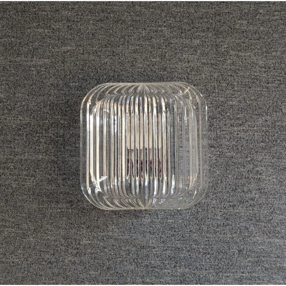 Villeroy & Boch "Quadra" Square Ribbed Dish/Tray/Bowl, 5.25" x 5.25" - Picture 3 of 4